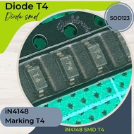Diode smd T4 SOD123 DIODE IN4148 T4 Marking