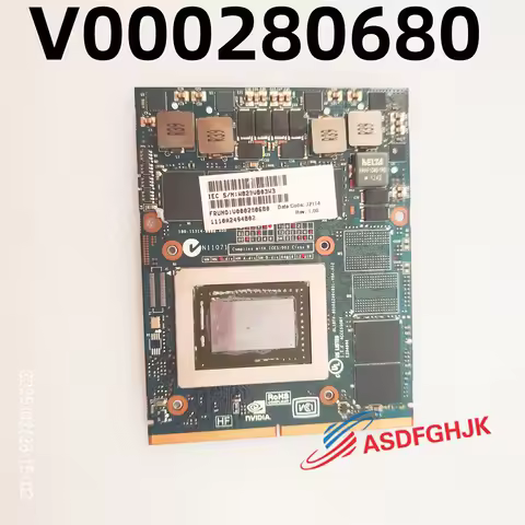 V000280680 FOR Toshiba Qosmio X870 X875 NVIDIA GTX670M 3GB Video Card N13E-GS1-LP-A1 TEST OK