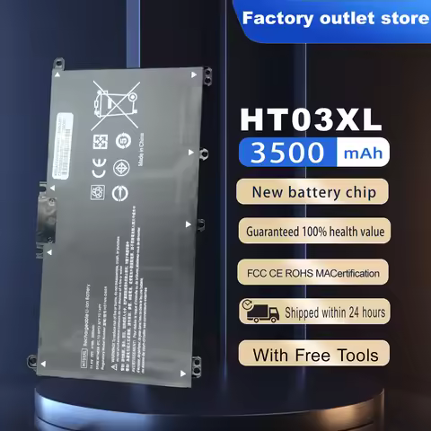 HT03XL 11.4V Li-ion Laptop Battery Long Cycle Life Safe Charging Replacement For HP Pavilion 14 15 1