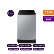 SAMSUNG เครื่องซักผ้าฝาบน Inverter 15 kg รุ่น WA15CG5441BYST As the Picture One