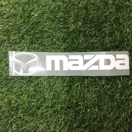 mazda white sponsor for roma jersey sticker iron on