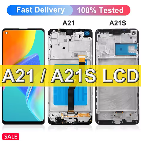 6.5“ A21S A21 LCD For Samsung Galaxy A21s A217F/DS Display Touch Screen +Frame For Samsung Galaxy A2