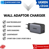 Ugreen Nexode 10335 3 Port Charger Adapter Gan 65W USB Type-C