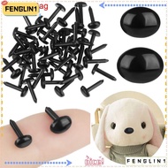 FENGLIN 100pcs/bag Stuffed Doll Eyes Mini 4X5MM/5X7MM DIY Plastic Animals Noses Accessories