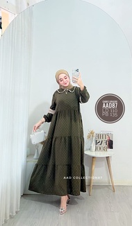 GAMS CRINKLE URAGIRI RENDA SUSUN // GAMIS CRINKLE RUBIAH // GAMIS RUBIAH ORI IMPORT // GAMIS CRINKLE