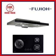 Fujioh FH-GS5030 SVGL Glass Hob / Fujioh FH-GS5030 SVSS Stainless Steel Hob + Fujioh Slimline Hood FR-MS1990R