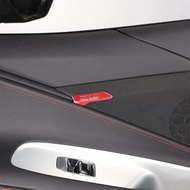 For Chevrolet Corvette C8 Stingray Z51 Z06 2020-2023 Aluminum Alloy Car Door Speaker Cover Trim Stic