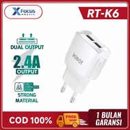 ROBOT CHARGER ROBOT HEAD ROBOT RT-K6 RTK6 2.4A PER PCS