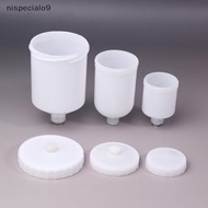 [ALO9] 125/250/600ml Plastic Gravity Spray Paint Cup Pot with Thread Connector for Spray Gun