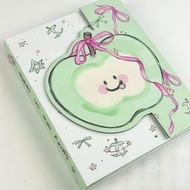 Bìa Binder A5 6 Còng “Lucky Apple” Chất Liệu Giấy Bìa Cứng - Binder Đựng Card Idol Kpop Card Anime A