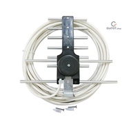 (Type 1)Combo Smart antenna for DVB T2 reception + 15m cable + Jack connection