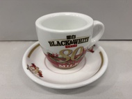 黑白淡奶 80週年紀念杯連碟 經典港式奶茶杯