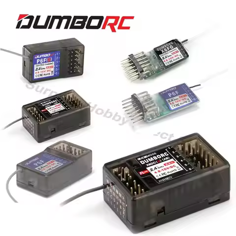 DUMBORC 2.4G Receiver P6F P6FG X6DC X6DCG 6CH Radio Remote Controller for X4 X5 X6 X6P Transmitter R