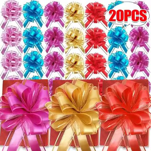 130cm Long Bow Ribbon Gift Packaging Floral Wedding Car Decoration Snow Gauze Ribbon Gift Box Wine B
