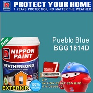 BGG1814D PUEBLO BLUE ( 1L ) 7 YEARS WEATHERBOND NIPPON PAINT