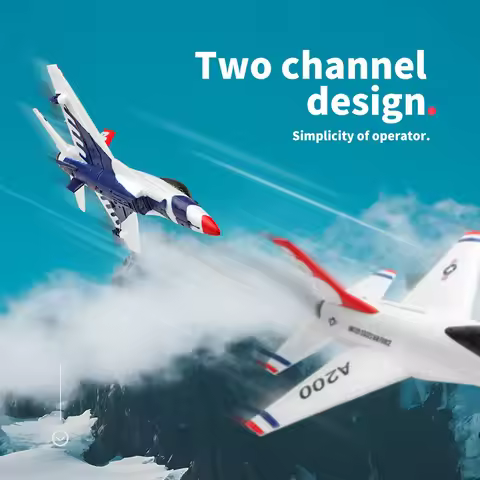 Wltoys XK A200 F-16 Glider RC Airplane 660mm Wingspan 2.4G 2CH EPP Foam Material Hand Throwing RTF B