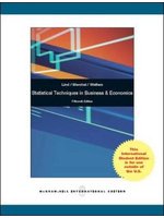 Statistical Techniques in Business and Economics (新品)