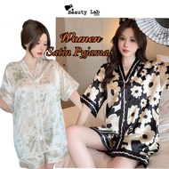 Women Pyjamas Short pants  Baju Tidur Pendek Pajamas Wanita Lengan Pendek Baju Tido女睡衣短袖短裤