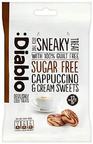 KẸO ĂN KIÊNG DIABLO KHÔNG ĐƯỜNG CAPPUCCINO KEM MÃ: 0150