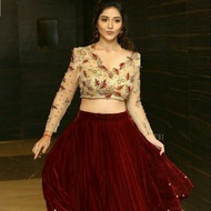 VELVET LEHENGA CHOLI