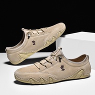 Cross-Border Hot-Selling LDECK Top Layer Genuine Leather Men's Shoes Low-Top Casual Shoes Martin Sho