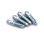 X.B.K 4pcs M7 x 1.0mm Motorcycle Bike Brake Caliper Steel Bleed Screw Nipple SG