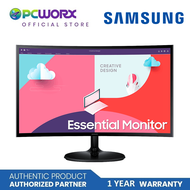 Samsung LS24C360EAEXXP 24" / LS27C360EAEXXP 27"  Curved VA 75Hz VGA/HDMI Monitor | Essential Curved Monitor | Samsung 24" Inch Monitor | Samsung 27" Inch Monitor | Samsung Curved Monitor | SAMSUNG MONITOR | MONITOR