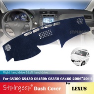 for Lexus GS GS300 GS430 GS450h GS350 GS460 2006~2011 Anti-Slip Dashboard Cover Protective Pad Car A