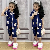 Pyjamas Button Girls, Pyjamas Girls, Baju Tidur Budak Perempuan, Baju Tidur Girls, Baju Tidur Butang