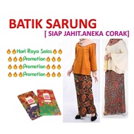 Sarung Kain Batik MURAH Tiga Serangkai beraneka corak Tiga