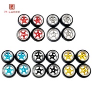 [UsusexaMY] 4 Pieces Rubber Tyre for Wltoys K969 K989 P929 1/28 RC On-road Car Parts Replacements Ac