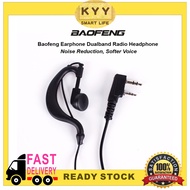 KYY Malaysia Original Baofeng Earphone PTT Dualband Radio Headphone