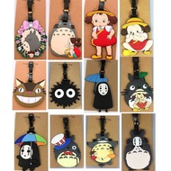 Hayao Movie Totoro Spirited Away Travel Accessories Suitcase Luggage Tags Cute Cartoon Luggage Label