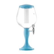 3L หัวจ่ายเบียร์แบบพกพาคอลัมน์น้ำแข็ง LED สีสำหรับบาร์/KTV/บ้านระบบก๊อกน้ำประปาสแตนเลส