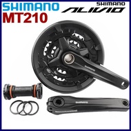 Shimano FC-MT210 3×9 Speed Crankset MTB Mountain Bike 3×9 Speed Hollowtech Crankset 44-32-22t BB-MT5