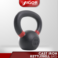 Vigor Fitness Cast Iron Kettlebell  6KG