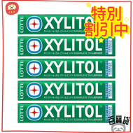 日本XYLITOL木糖醇LIME青檸薄荷口香糖 14's x 5條 (綠)