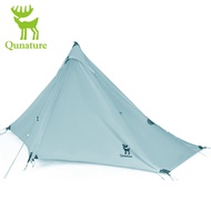 【มาถึงใน 3 วัน】Qunature Camping Tent Ultralight Breathable Rodless Tent Rainproof Professional Outdo