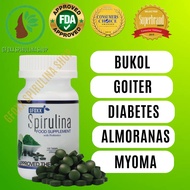 Spirulina Food Supplement with Probiotics 100 Tablets for Almoranas/Diabetes/BUKOL ETC.