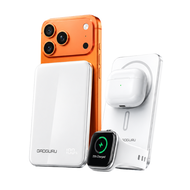 【CCC Certified】GADGURU Ultra-Slim Fast charging Power Bank with Magnetic Wireless Charging for iphon