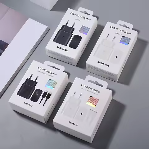 Samsung USB C Charger 45W Super Fast Charging Power Chargeur EU US Adapter EP-TA845 For Galaxy S23 S