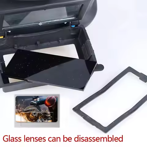 I KEY BUY 2pcs/Lot Black / Tansparent Color Glass DIN7 DIN8 DIN9 DIN10 DIN11 DIN12 108x50mm Arc Weld