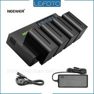 NEEWER 4-Pack NP-F970 Battery Set for Sony,NP-F Battery