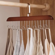 10 Girds Hangers Bras Wooden Clothes Storage Hangers Underwear Storage Organizers Tie Storage Racks Closet Storage Organization