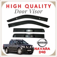 Injection Door Visor Nissan Navara D40 Visor navara visor 4x4 Car Accessories