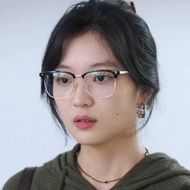 Fireworks People Tao Shuna Sun Qian Same Style Glasses Half Frame Myopia Women Degree Can Be Matched