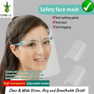 【Full Set Ready Stock】Face Shield | Anti-fog | Anti Virus Mask | Eye Face Protection