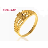 [Shop Malaysia] CINCIN  EMAS KOREA JEWELLERY RING GOLDEN PLATED