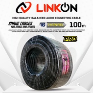 Kabel Snake isi 16/Kabel Snake 16ch tembaga murni mudah solder 100m