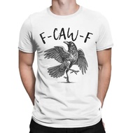 Cool Crow Caw Tee for Guys Harajuku Custom DIY Top